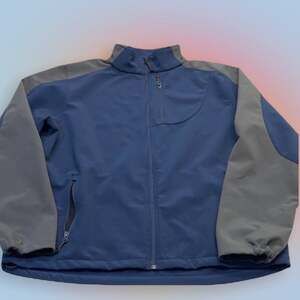 BLACK DIAMOND Mens 2XL Blue Gray Soft Shell Jacket
